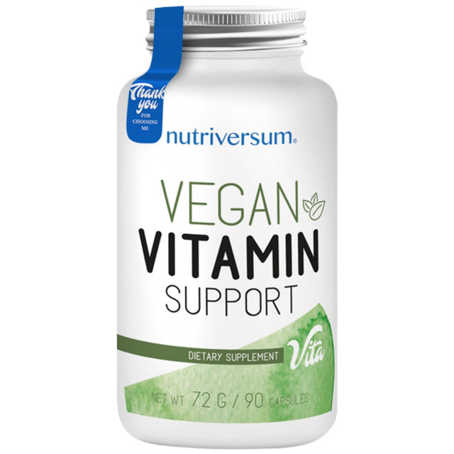 Vegan Vitamin Support | Multivitamins and Minerals for Vegans 90 капсули  Nutriversum - Nutra Best Bulgaria