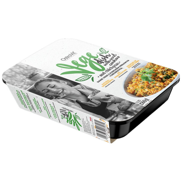 Vege Dish with Pearl Couscous and Chickpeas | Ready-To-Eat Meal 280 грама  OstroVit - Nutra Best Bulgaria