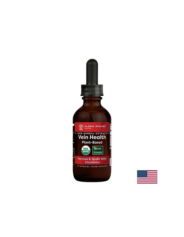 Венозна система - Vein Health х 59.2 ml капки  Global Healing - Nutra Best Bulgaria