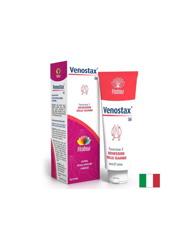 Диосмин + див кестен + Готу Кола – При умора, тежест и отекли крака, Venostax®, Гел 125 ml  Fitobios - Nutra Best Bulgaria