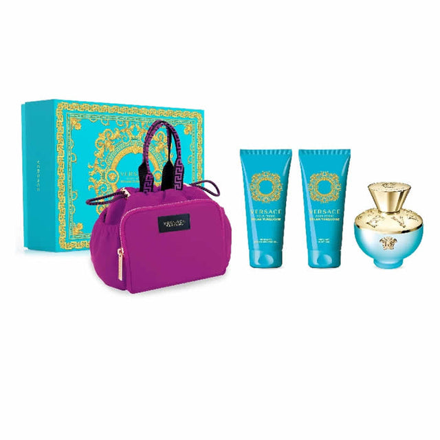 Versace Dylan Torquoise Eau De Toilette Spray 100ml Set 4 Pieces  VERSACE - Nutra Best Bulgaria