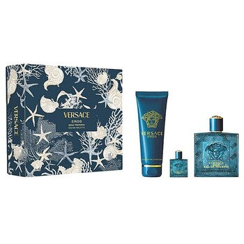 Versace - Eros Gift Set EDT 100 ml, shower gel 150 ml and miniature EDT 5 ml - 100ml  Versace - Nutra Best Bulgaria