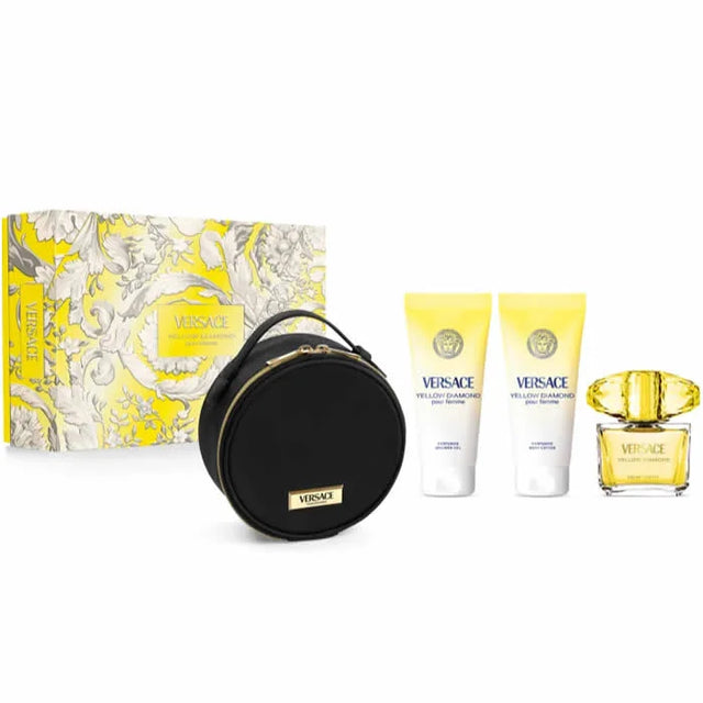 Versace Yellow Diamond Eau De Toilette Spray 90ml Set 4 Pieces  VERSACE - Nutra Best Bulgaria