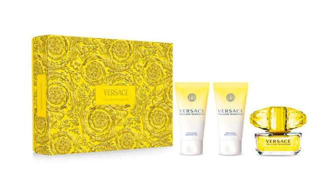 Versace - Yellow Diamonds Gift Set EDT 50 ml shower gel 50 ml Yellow Diamonds and Yellow Diamonds Body Lotion 50 ml - 50ml  VERSACE - Nutra Best Bulgaria