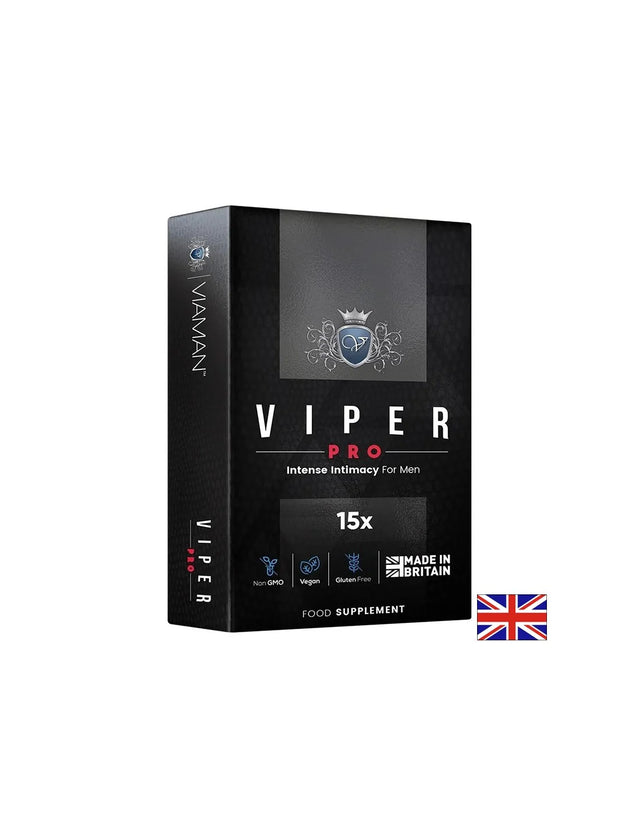 Viaman – Viper Pro Made In Britain Non-GMO Vegan Gluten Free – 1 капсула – Капсули 15 бр - Nutra Best