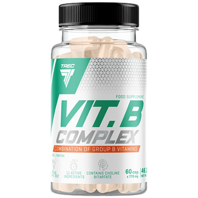Vit. B-Complex | Vitamin B Group Completion - 60 капсули  Trec Nutrition - Nutra Best Bulgaria