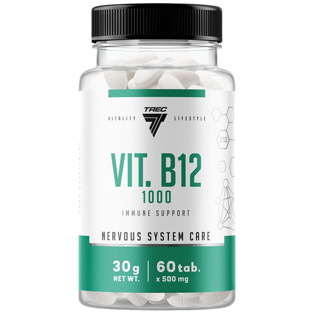 Vit. B12 1000 | Vitamin B12 Methylcobalamin - 60 Таблетки - Nutra Best