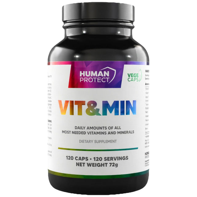 Vit & Min | Daily Formula - 120 капсули  Human Protect - Nutra Best Bulgaria