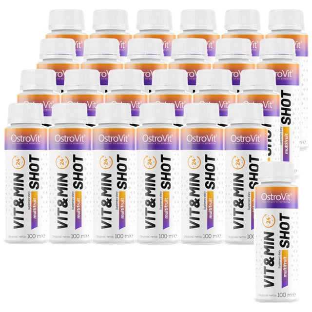 Vit&Min Shot | Multivitamin & Mineral Formula - 25 x 100 мл  OstroVit - Nutra Best Bulgaria