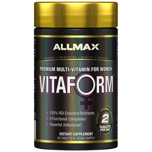 Vitaform / Premium Multi-Vitamin for Women - 60 Таблетки  AllMax Nutrition - Nutra Best Bulgaria