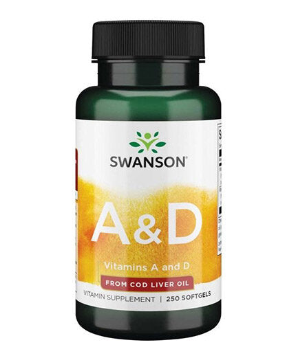 Vitamin A & D - 250 Гел капсули  Swanson - Nutra Best Bulgaria
