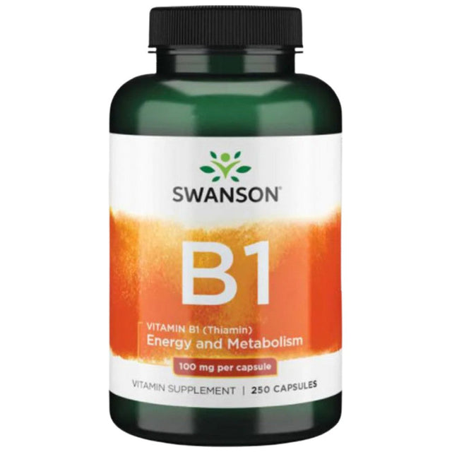Vitamin B-1 100 mg - 250 капсули  Swanson - Nutra Best Bulgaria