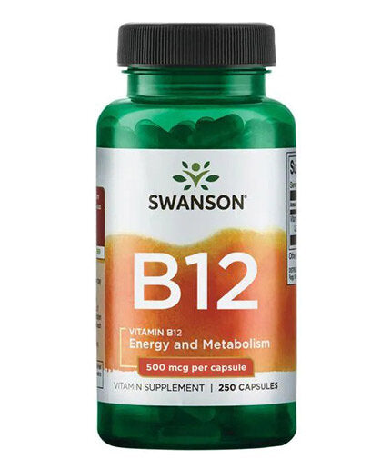 Vitamin B-12 500 mcg - 250 капсули  Swanson - Nutra Best Bulgaria
