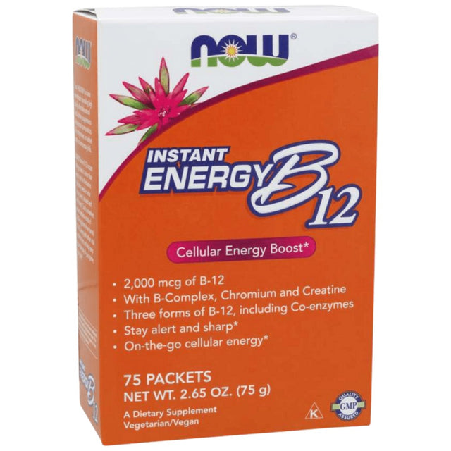 Vitamin B-12 Instant Energy - 75 Пакета - Nutra Best