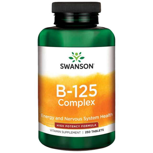 Vitamin B-125 Complex - High Potency 250 капсули  Swanson - Nutra Best Bulgaria