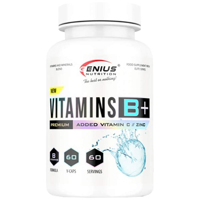 Vitamin B+ - 60 капсули  Genius Nutrition - Nutra Best Bulgaria