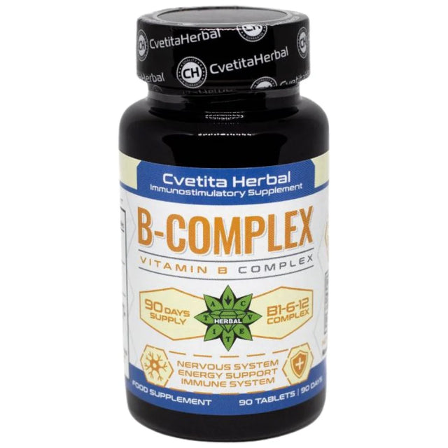 Vitamin B Complex  B1-B6-B12 - 90 Таблетки - Nutra Best