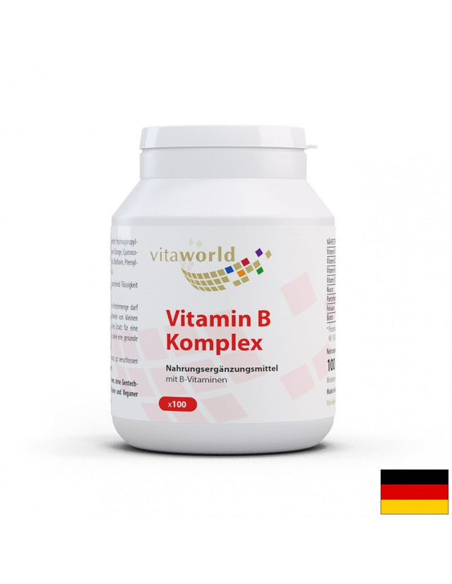 Vitamin B Komplex / Витамин B Комплекс, 100 капсули  Vita World - Nutra Best Bulgaria