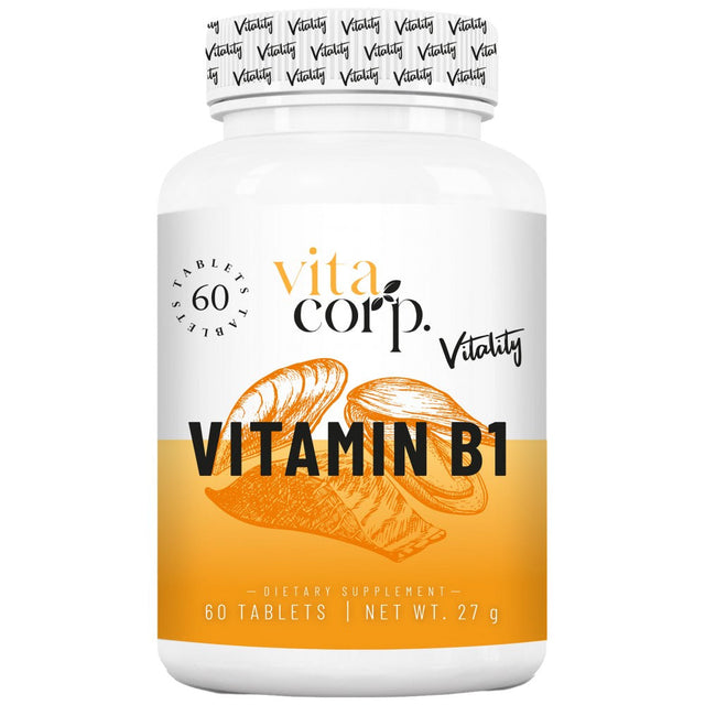 Vitamin B1 5.5 mg - 60 Таблетки  VitaCorp - Nutra Best Bulgaria