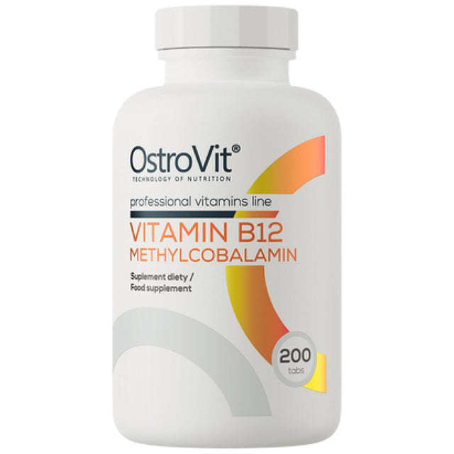 Vitamin B12 / Methylcobalamin 400 mcg 200 Таблетки  OstroVit - Nutra Best Bulgaria