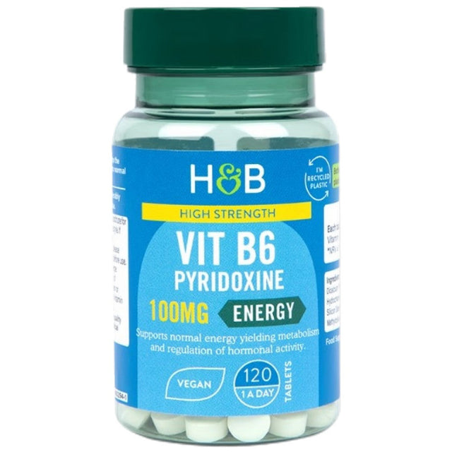 Vitamin B6 / Pyridoxine 100 mg - 120 Таблетки  Holland and Barrett - Nutra Best Bulgaria