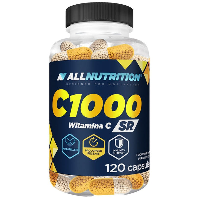 Vitamin C 1000 Sustained Release | with Bitter Orange - 120 капсули  AllNutrition - Nutra Best Bulgaria