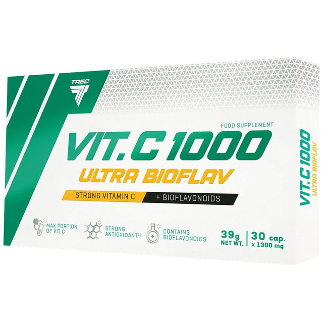 Vitamin C 1000 Ultra Bioflav - 30 капсули  Trec Nutrition - Nutra Best Bulgaria