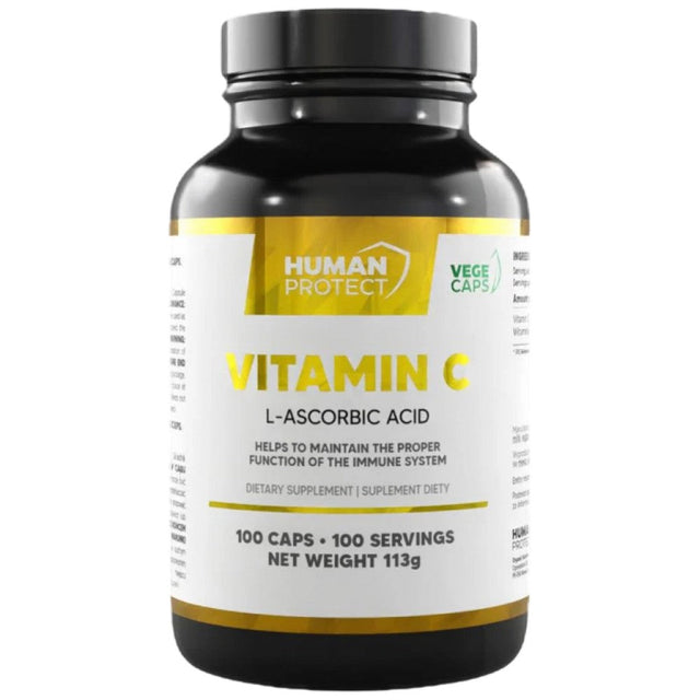 Vitamin C 1000 mg - 100 капсули  Human Protect - Nutra Best Bulgaria