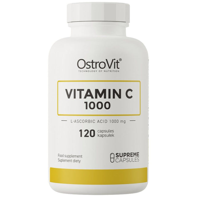Vitamin C 1000 mg - 120 капсули  OstroVit - Nutra Best Bulgaria