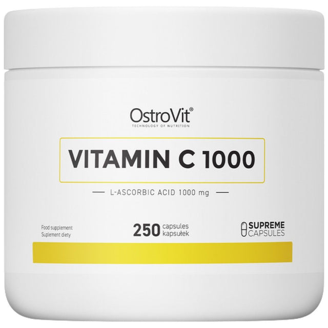 Vitamin C 1000 mg - 250 капсули  OstroVit - Nutra Best Bulgaria