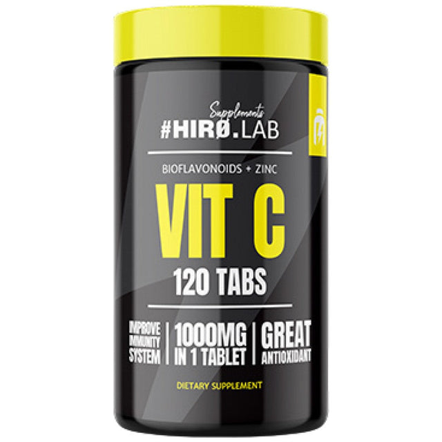 Vitamin C 1000 mg + Bioflavonoids | with Echinacea + Zinc - 120 Таблетки  Hero.Lab - Nutra Best Bulgaria