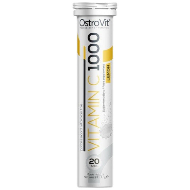 Vitamin C 1000 mg / Effervescent 20 разтворими таблетки  OstroVit - Nutra Best Bulgaria