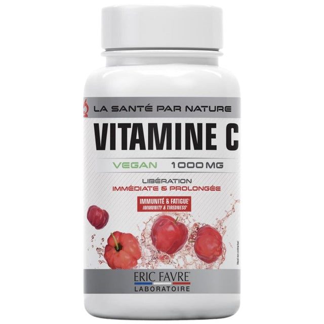 Vitamin C 1000 mg | Vegan Friendly - 100 Таблетки  Eric Favre - Nutra Best Bulgaria