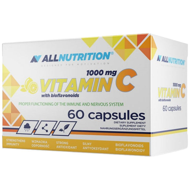 Vitamin C 1000 mg | with Bioflavonoids - 60 капсули  AllNutrition - Nutra Best Bulgaria