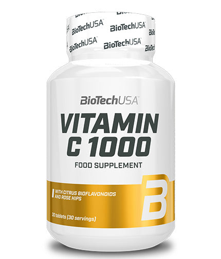 Vitamin C 1000mg. Bioflavonoids / 30 Tabs.  BIOTECH USA - Nutra Best Bulgaria
