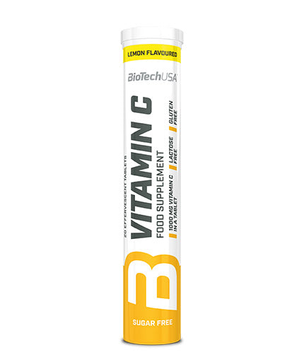Vitamin C / 20 Effervescent tablets  BioTech USA - Nutra Best Bulgaria