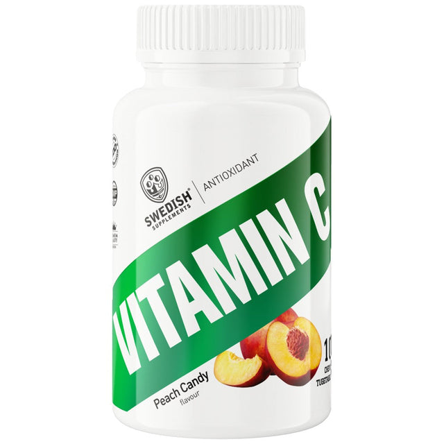 Vitamin C 500 mg - 100 Дъвчащи таблетки  SWEDISH Supplements - Nutra Best Bulgaria