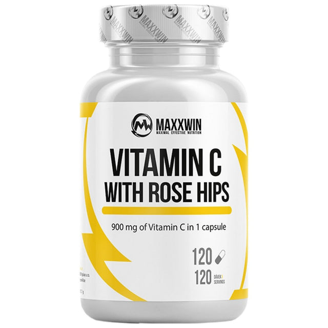 Vitamin C 900 mg | with Rose Hips - 120 капсули  MAXXWIN - Nutra Best Bulgaria