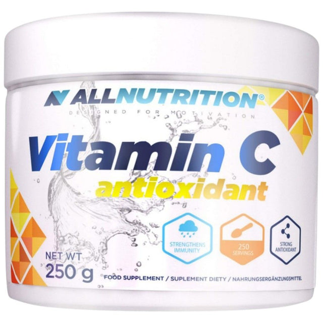 Vitamin C Antioxidant | 100% Vitamin C Powder - 250 грама  AllNutrition - Nutra Best Bulgaria
