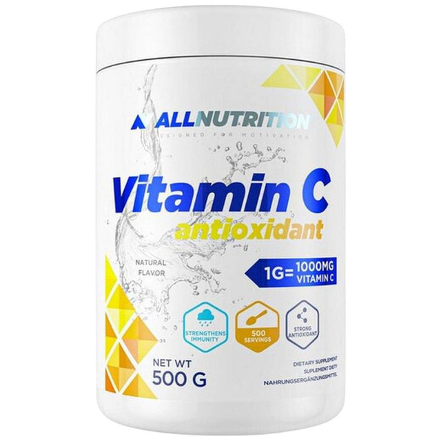 Vitamin C Antioxidant | 100% Vitamin C Powder - 500 грама  AllNutrition - Nutra Best Bulgaria