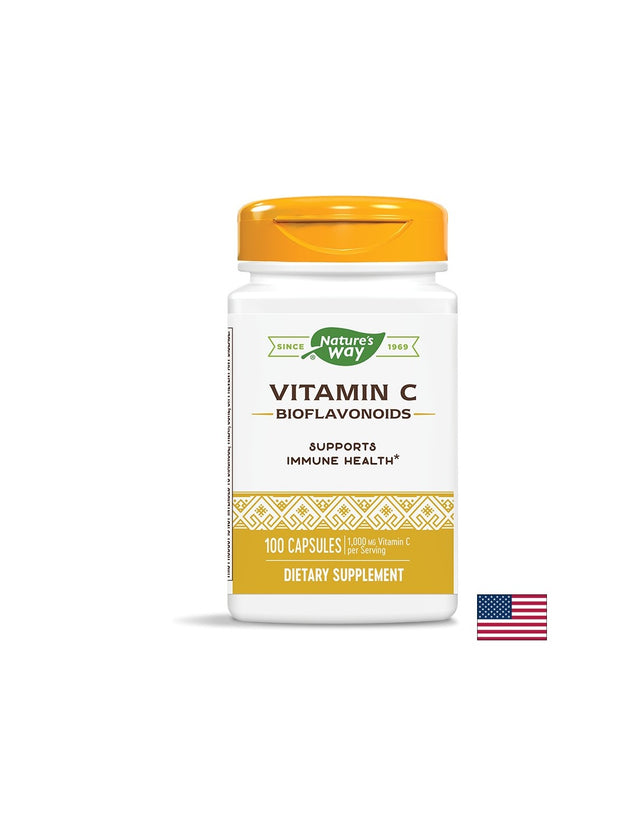 Vitamin C Bioflavonoids/ Витамин С & Биофлавони 500 mg х 100 капсули Nature’s Way  Nature’s Way - Nutra Best Bulgaria