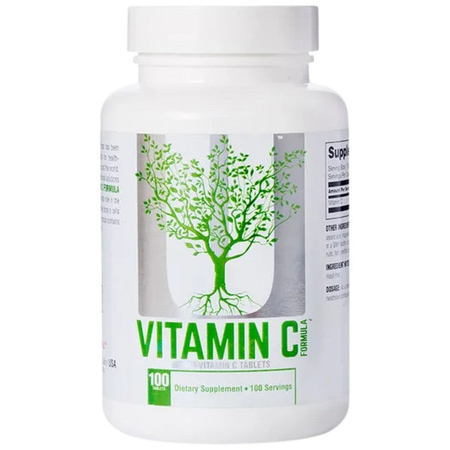 Vitamin C Formula 500 mg 100 Таблетки  Universal Nutrition - Nutra Best Bulgaria