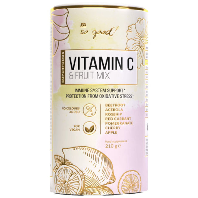 Vitamin C & Fruit Mix | So Good! Series - 210 грама  FA Nutrition - Nutra Best Bulgaria