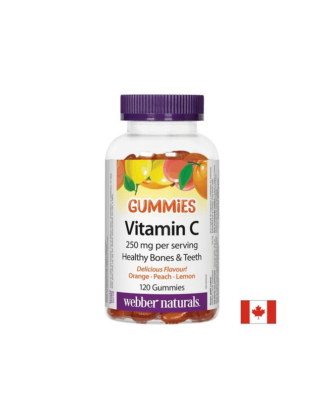 Vitamin C Gummies - Витамин С Gummies 125 mg, 120 желирани таблетки  Webber Naturals - Nutra Best Bulgaria