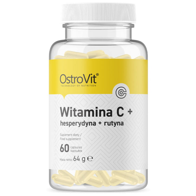 Vitamin C + Hesperidin + Rutin 60 капсули  OstroVit - Nutra Best Bulgaria