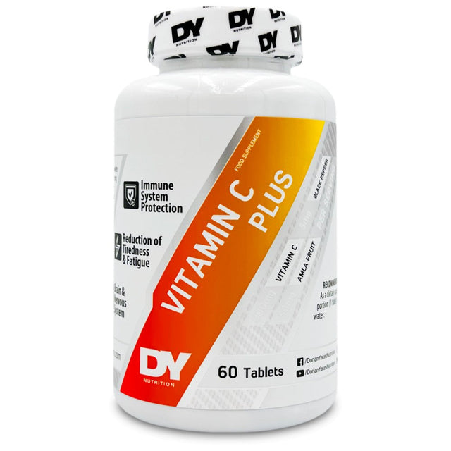 Vitamin C Plus | with Citrus Bioflavonoids, Black Pepper & Amla - 60 Таблетки  Dorian Yates Nutrition - Nutra Best Bulgaria
