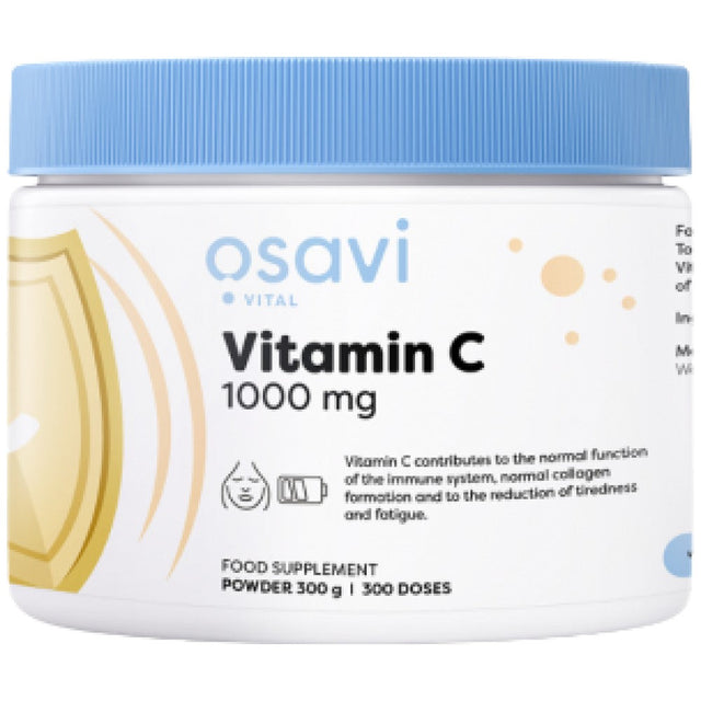 Vitamin C Powder | 100% Pure Powder - 300 грама  Osavi - Nutra Best Bulgaria