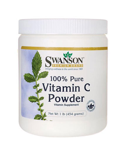 Vitamin C Powder - 454 грама  Swanson - Nutra Best Bulgaria