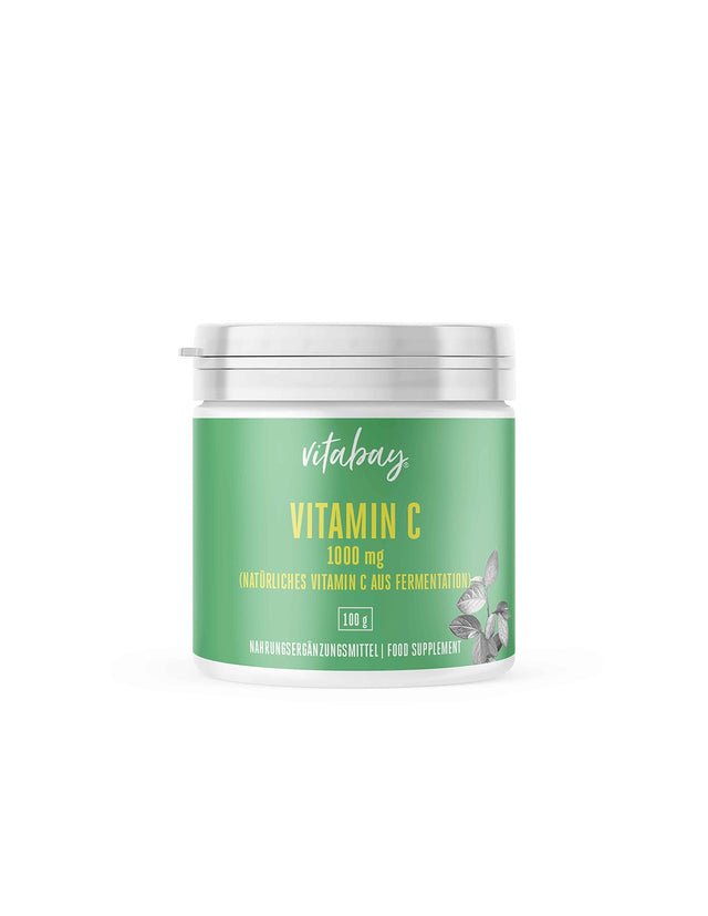 Vitamin C Pulver - Витамин C 1000 mg (веган), 100 g прах Vitabay  Vitabay - Nutra Best Bulgaria