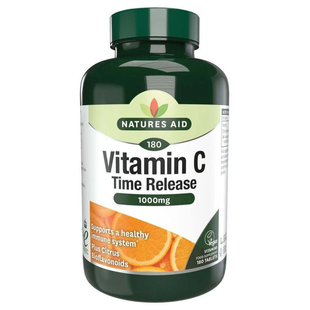 Витамин С с удължено освобождаване (Vitamin C Time Release) 1000mg 90 таблетки NaturesAid - Nutra Best